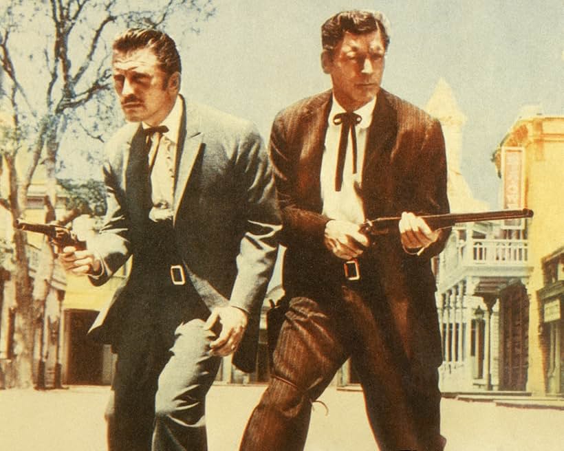 Kirk Douglas and Burt Lancaster in Gunfight at the O.K. Corral (1957)