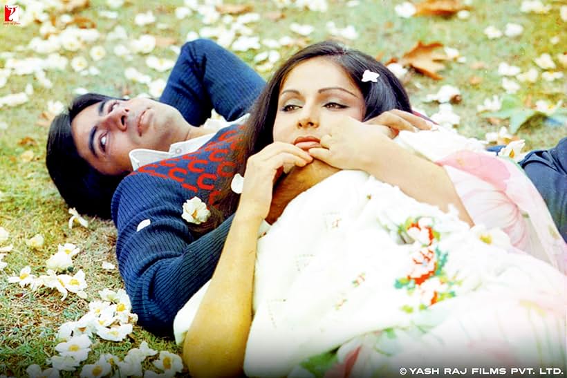 Amitabh Bachchan and Rakhee Gulzar in Kabhi Kabhie (1976)