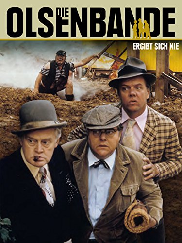 Poul Bundgaard, Morten Grunwald, Ove Verner Hansen, and Ove Sprogøe in The Olsen Gang Never Surrenders (1979)