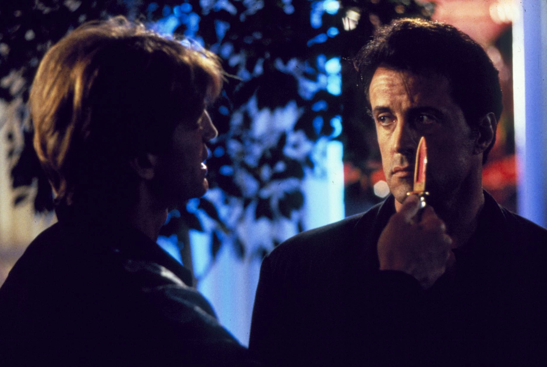 Sylvester Stallone and Eric Roberts in The Specialist (1994)