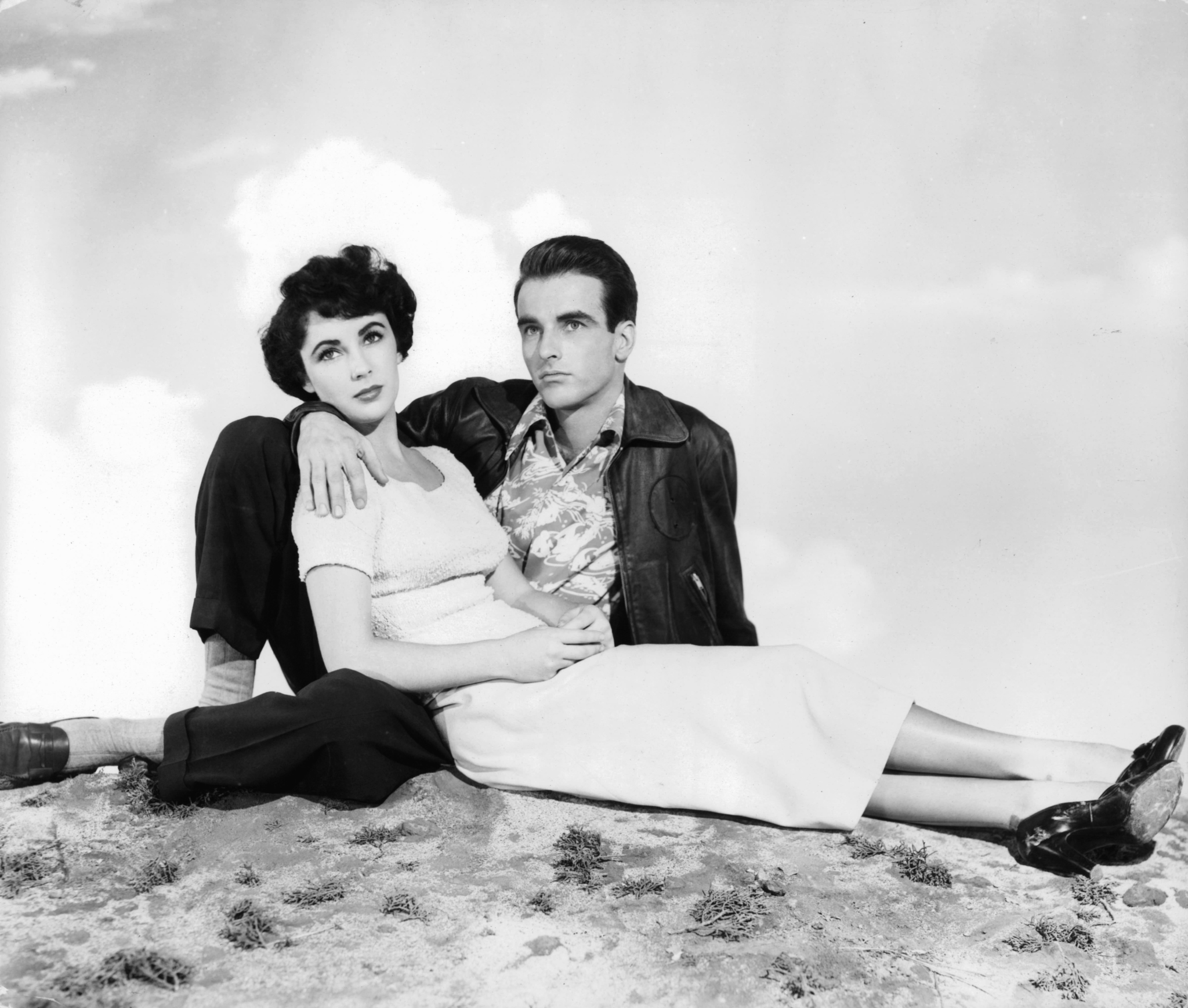 Elizabeth Taylor and Montgomery Clift in A Place in the Sun (1951)