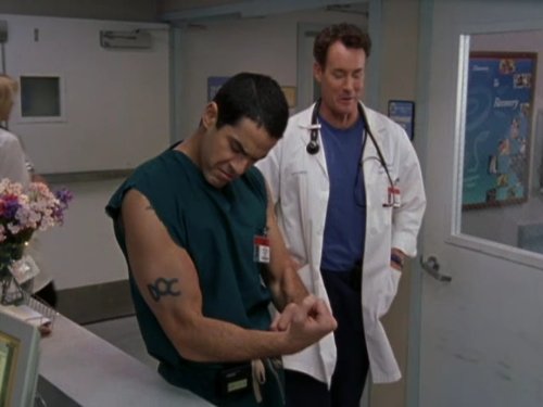 John C. McGinley and Robert Maschio in Scrubs (2001)