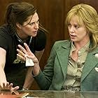 Charlize Theron and Niki Caro in North Country (2005)