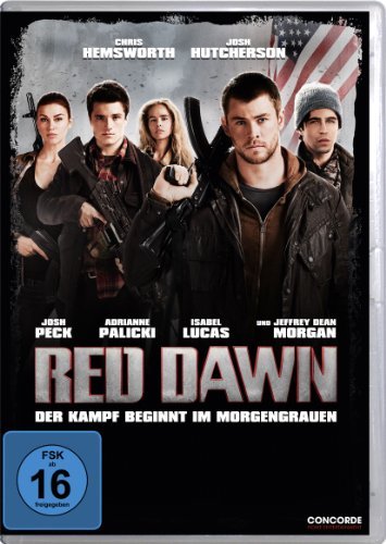 Josh Peck, Chris Hemsworth, Josh Hutcherson, Isabel Lucas, and Adrianne Palicki in Red Dawn (2012)