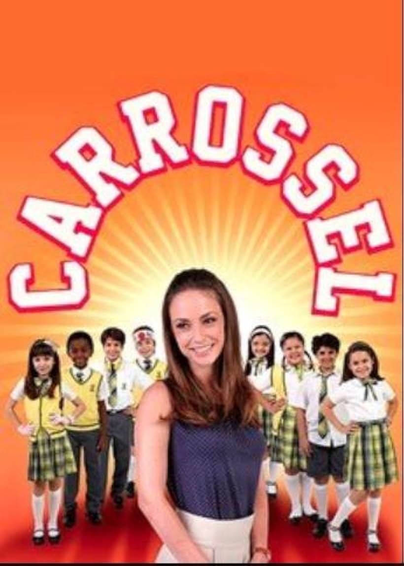 Rosanne Mulholland, Larissa Manoela, Stefany Vaz, Maisa, Lucas Santos, Matheus Ueta, Nicholas Torres, Aysha Benelli, and Jean Paulo Campos in Carrossel (2012)