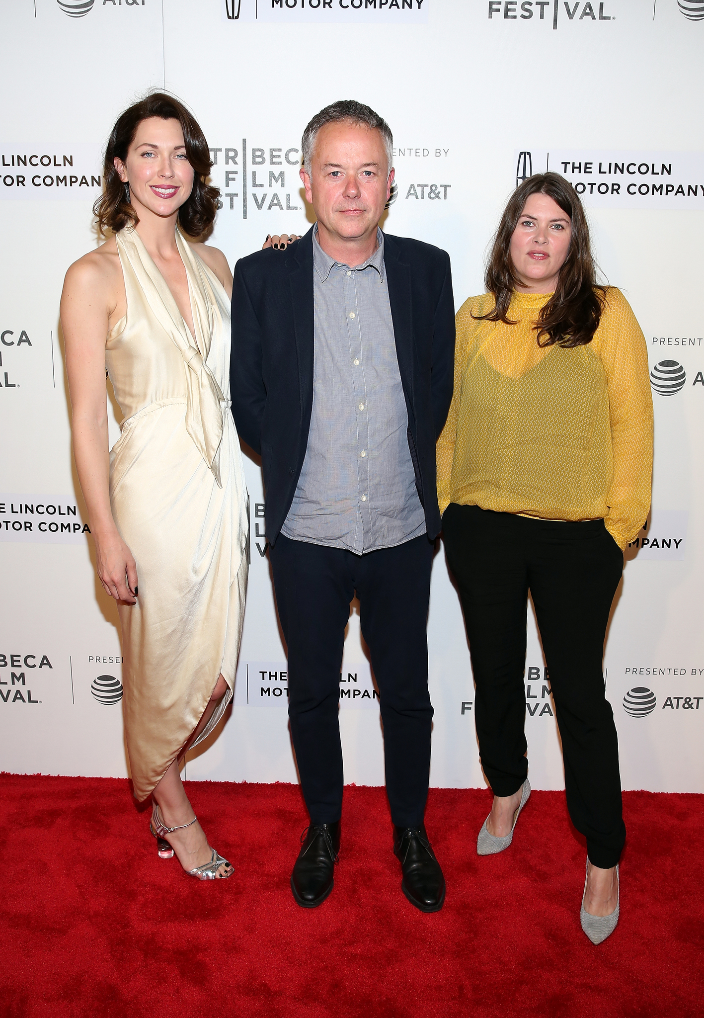 Michael Winterbottom, Margo Stilley, and Claire Keelan at an event for The Trip to Spain (2017)