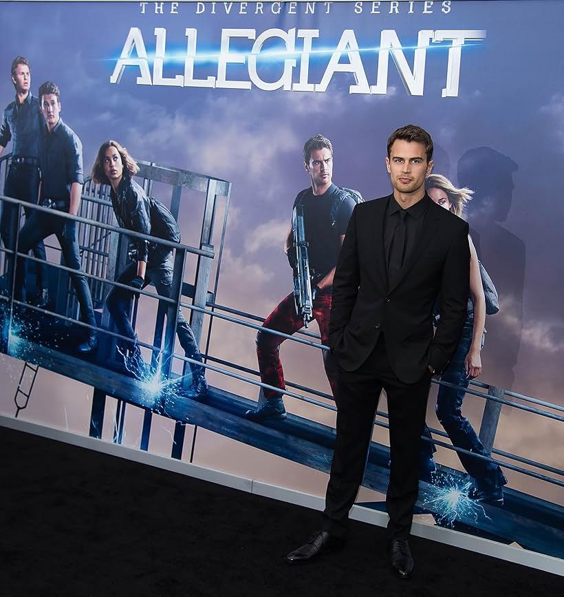 Theo James at an event for Allegiant (2016)