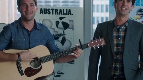 Hamish Linklater and James Wolk in The Crazy Ones (2013)