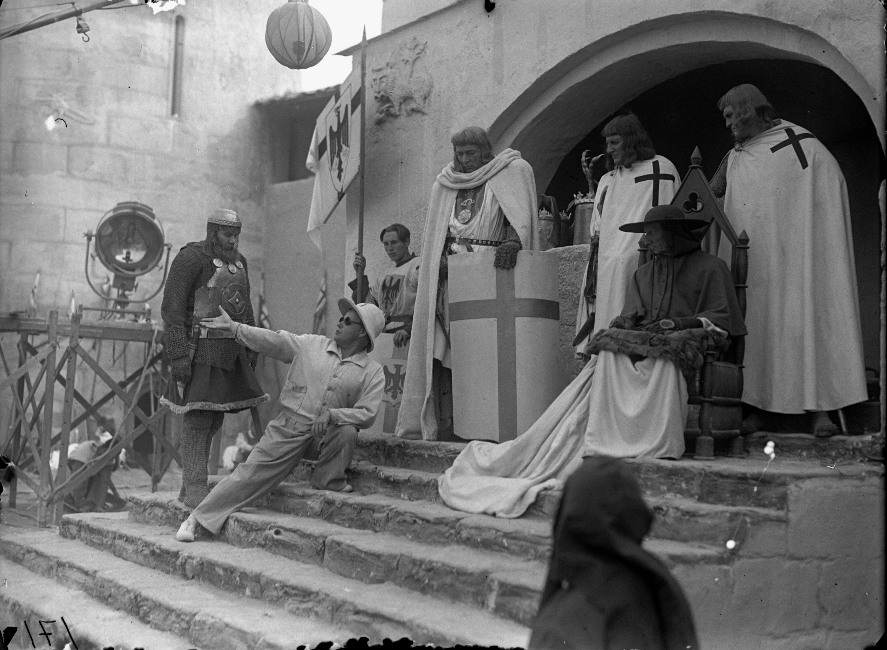 Sergei Eisenstein, Sergei Blinnikov, Lev Fenin, Nikolai Vitovtov, Vladimir Yershov, and A. Gulkovski in Alexander Nevsky (1938)