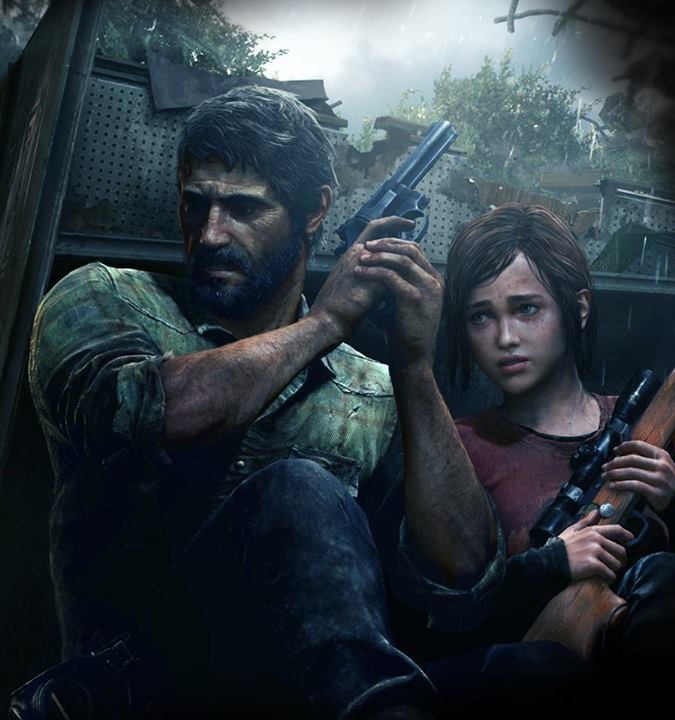 Ashley Johnson and Troy Baker in The Last of Us (2013)