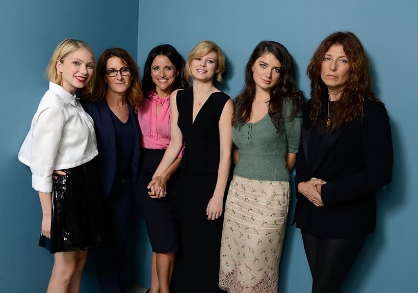 Julia Louis-Dreyfus, Catherine Keener, Nicole Holofcener, Eve Hewson, Tavi Gevinson, and Tracey Fairaway at an event for Enough Said (2013)