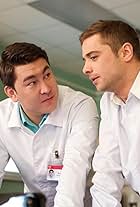 Azamat Musagaliev and Ilya Glinnikov in Interny (2010)