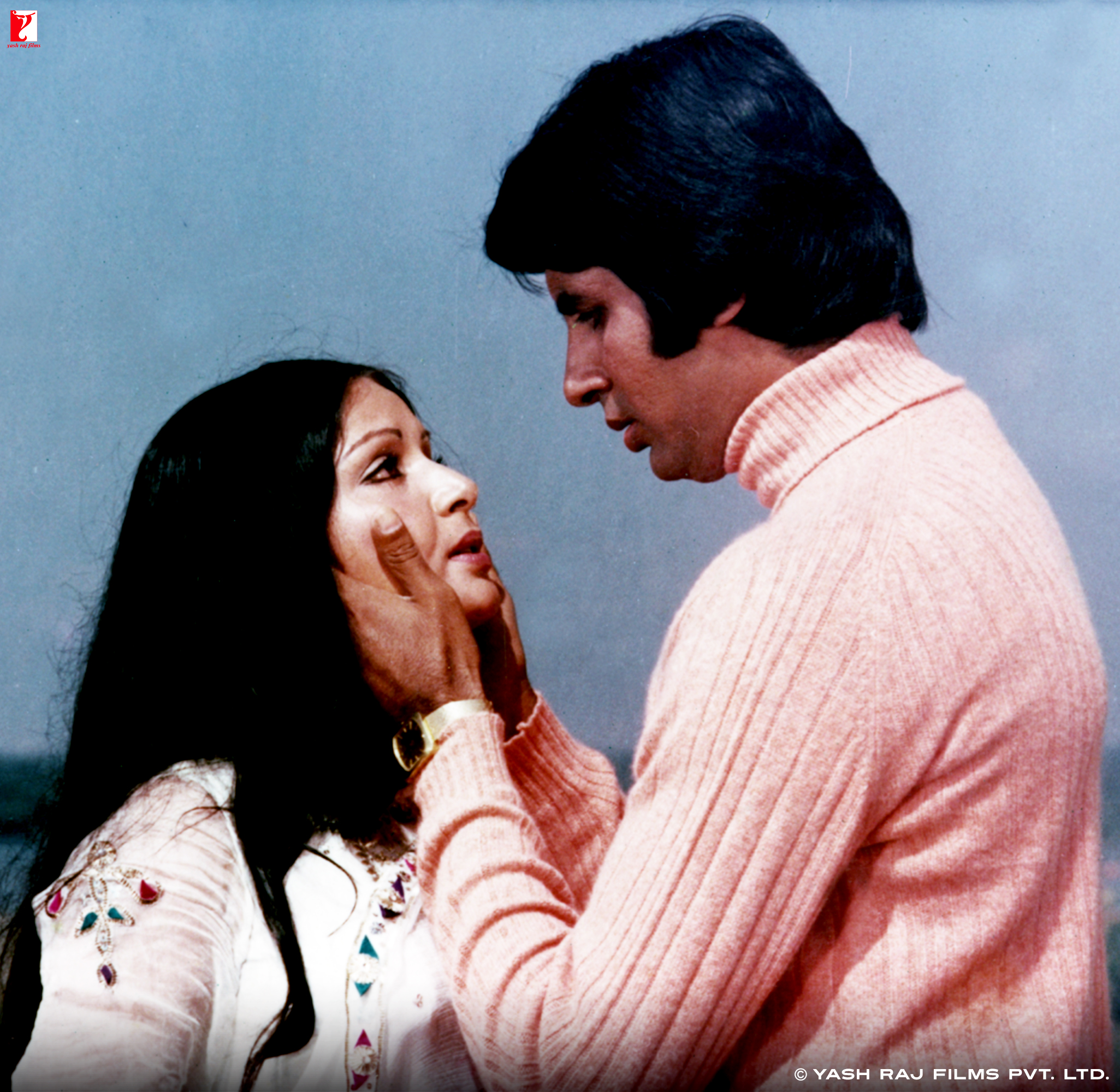 Amitabh Bachchan and Rakhee Gulzar in Kabhi Kabhie (1976)