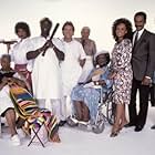 Tim Reid, Tony Burton, Virginia Capers, Robert Harper, Charles Lampkin, Daphne Reid, Francesca P. Roberts, William Thomas Jr., and Frances E. Williams in Frank's Place (1987)