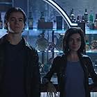 Rosa Salazar and Keean Johnson in Alita: Battle Angel (2019)