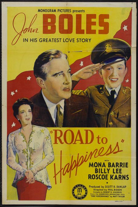 Mona Barrie, John Boles, and Billy Lee in Road to Happiness (1941)