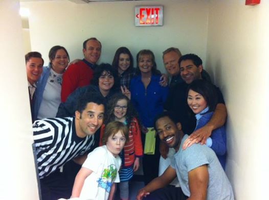  "More Time With Family" CBS/FOX pilot. Pictured here:  Taylor John Smith, Missy Doty, Tom Pappa, Alyson Hannigan, Nancy Lenehan, Larry Joe Campbell, Parvesh Cheena, Cyrus Arnold, Justin Wade, Zoe Pessin, Julie Cho, Jack Gore 