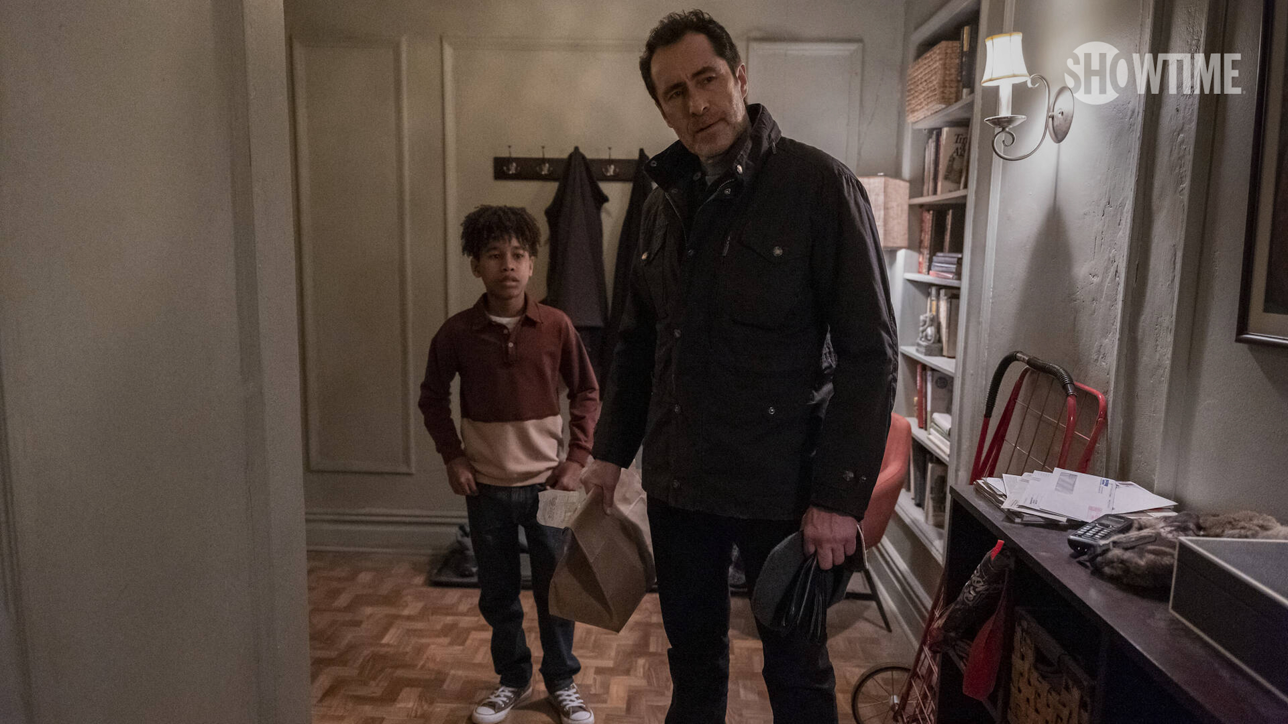 Demián Bichir and Ian Foreman in Let the Right One In (2022)