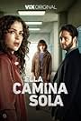 Christopher Von Uckermann, Alicia Jaziz, and Paulina Dávila in Ella Camina Sola (2023)