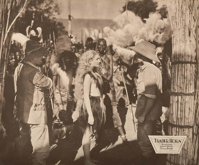 Harry Carey, Edwina Booth, Duncan Renaldo, and Riano Tindama in Trader Horn (1931)