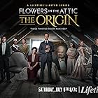 Jemima Rooper, Paul Wesley, Max Irons, Hannah Dodd, and T'Shan Williams in Flowers in the Attic: The Origin (2022)