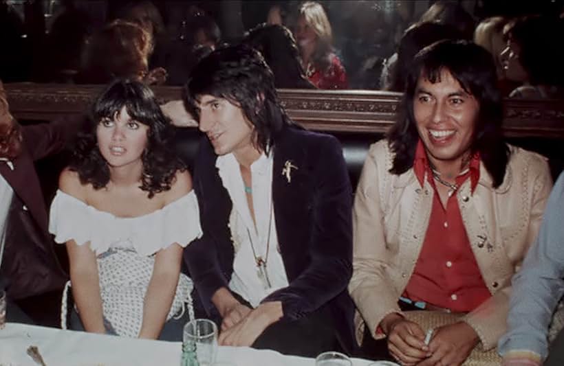 Jesse Ed Davis, Linda Ronstadt, and Ronnie Wood