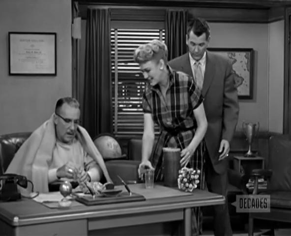 Eve Arden, Gale Gordon, and Robert Rockwell in Our Miss Brooks (1952)