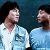 Jackie Chan and Sammo Kam-Bo Hung in Long de xin (1985)