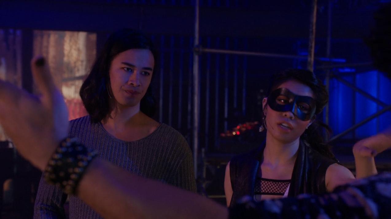 Jordan Rodrigues and Ashley Argota Torres in The Fosters (2013)