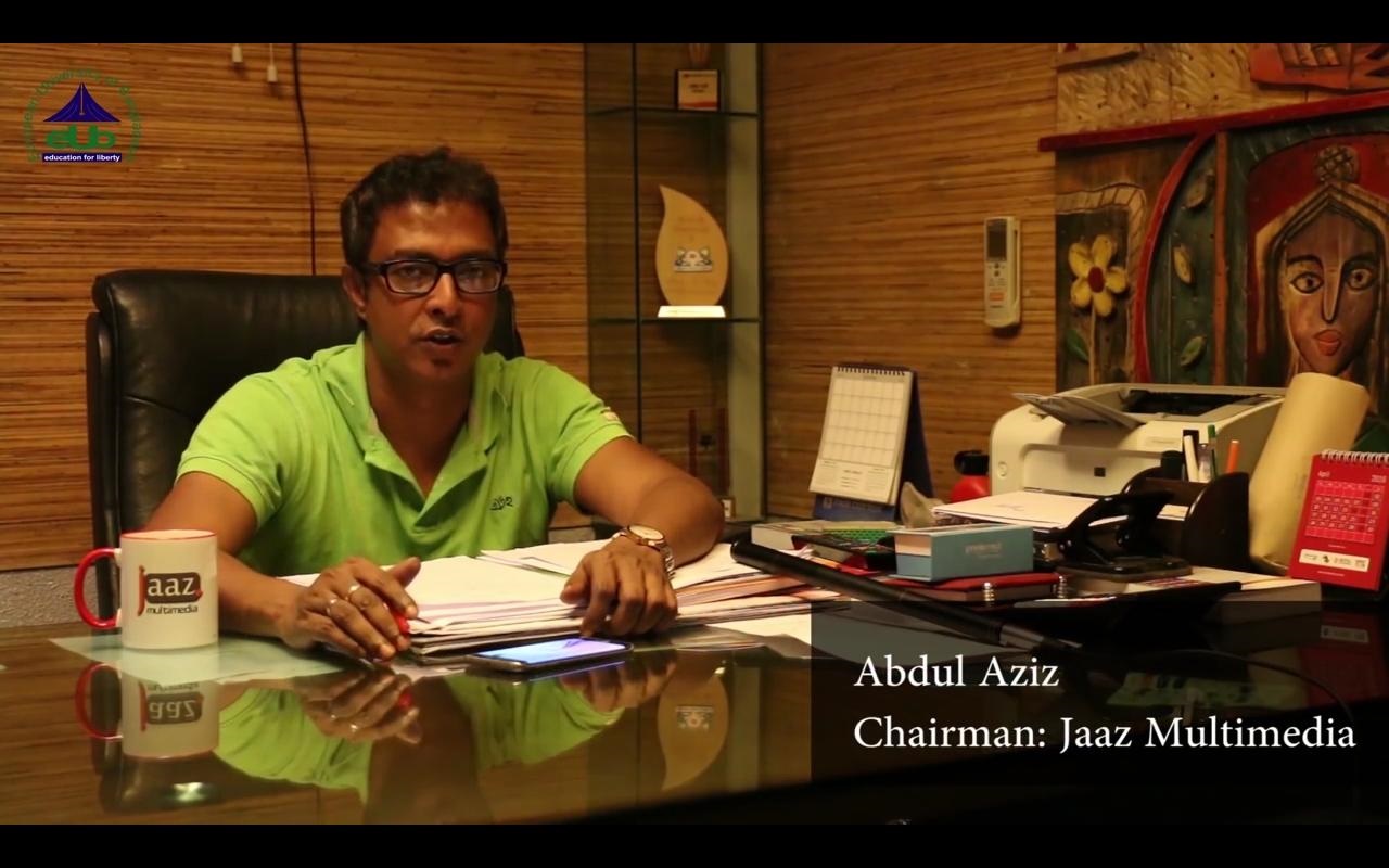 Abdul Aziz in European University of Bangladesh Documentary (2016)