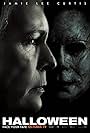 Jamie Lee Curtis and Nick Castle in Halloween (2018)