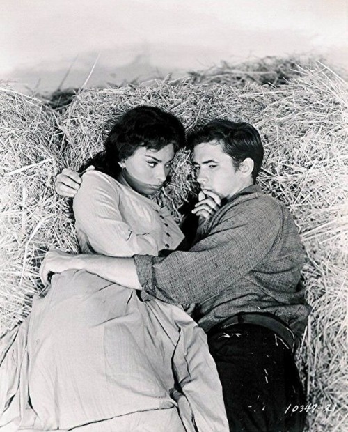 Sophia Loren and Anthony Perkins in Desire Under the Elms (1958)