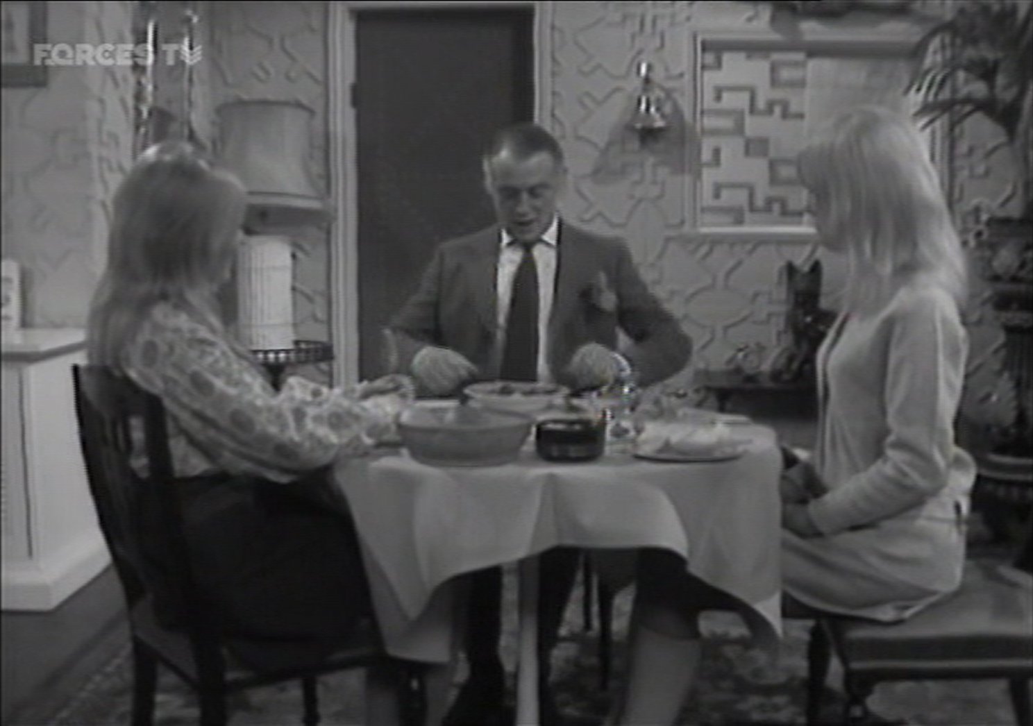 Patrick Cargill, Ann Holloway, and Natasha Pyne in Father, Dear Father (1968)