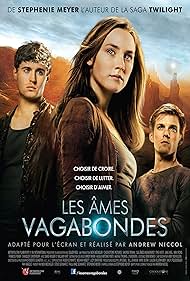 Saoirse Ronan, Max Irons, and Jake Abel in Les âmes vagabondes (2013)