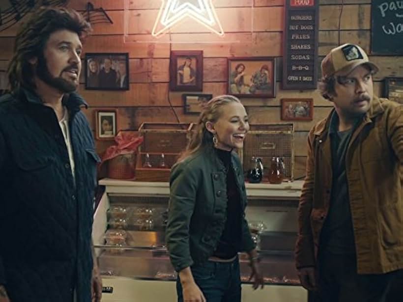 Billy Ray Cyrus, Travis Nicholson, and Madison Iseman in Still the King (2016)