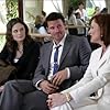 David Boreanaz, Emily Deschanel, and Lisa Thornhill in Bones (2005)