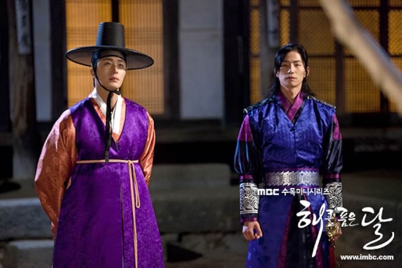 Jung Il-woo and Song Jae-rim in The Moon Embracing the Sun (2012)