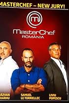 Razvan Exarhu, Samuel Le Torriellec, and Liviu Popescu in MasterChef Romania (2012)