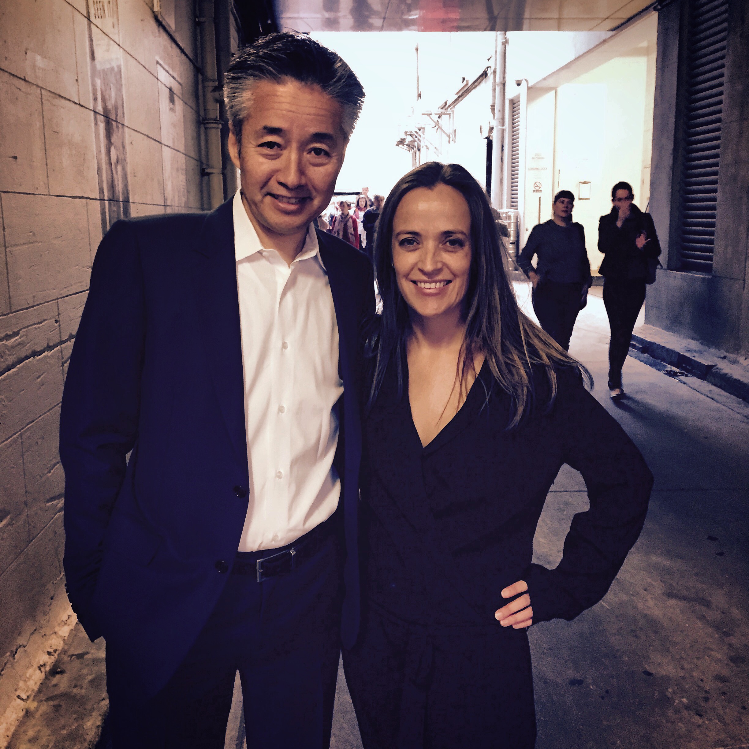 With Norbu Tenzing at the Sherpa premiere, Sydney