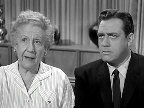 Raymond Burr and Kathryn Card in Perry Mason (1957)