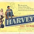 James Stewart, Peggy Dow, Charles Drake, Josephine Hull, Cecil Kellaway, and Harvey in Harvey (1950)