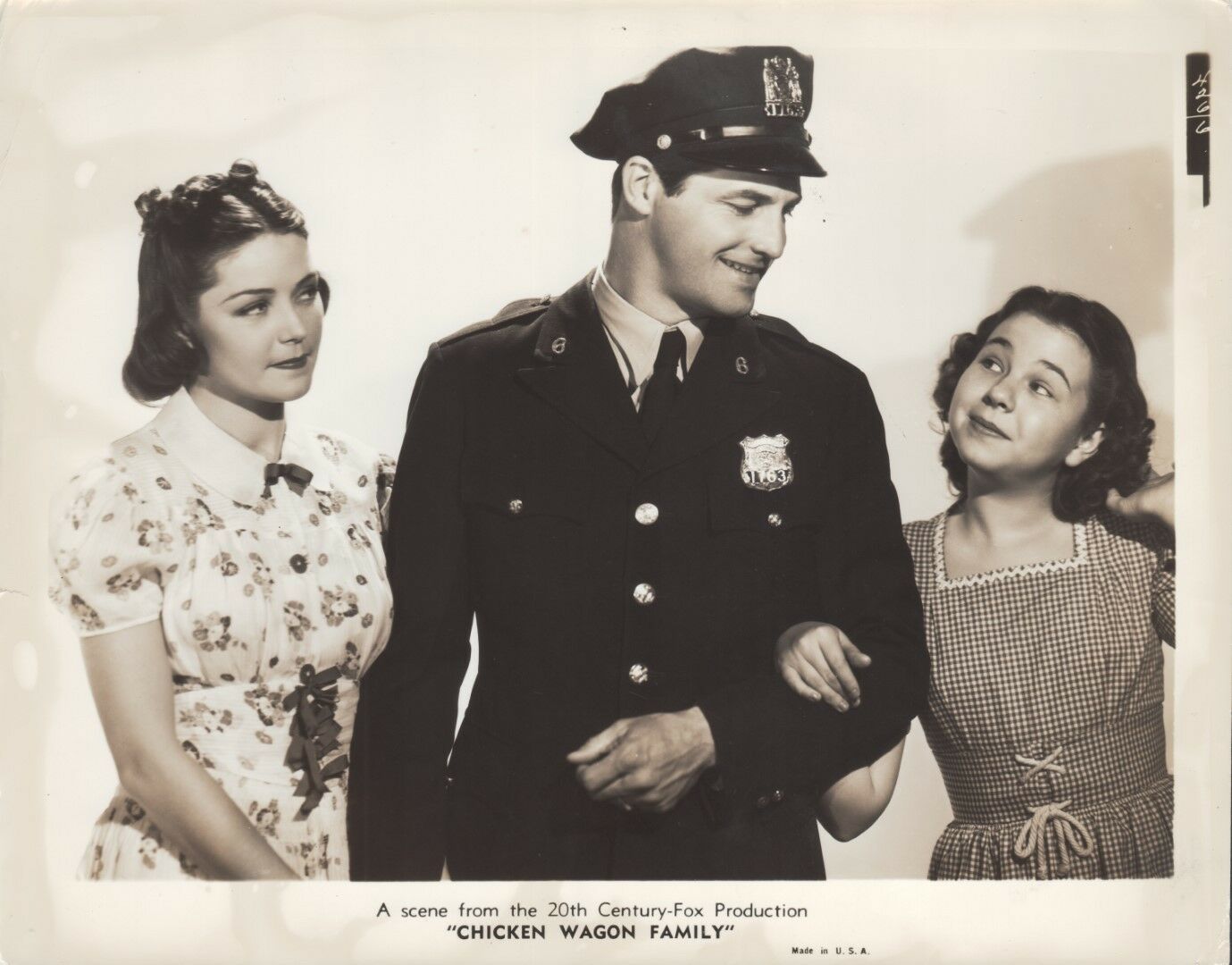 Kane Richmond, Marjorie Weaver, and Jane Withers in Chicken Wagon Family (1939)