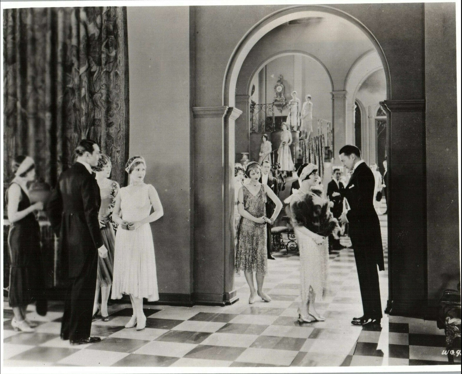 Myrna Loy, Clive Brook, and Patsy Ruth Miller in Why Girls Go Back Home (1926)