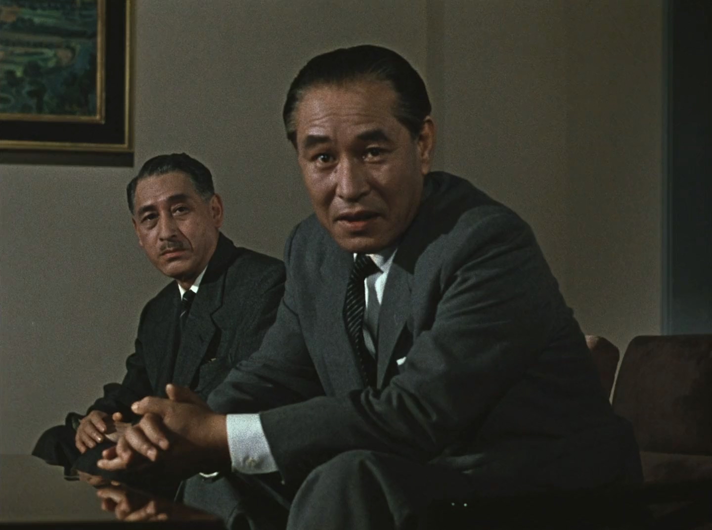 Ryûji Kita and Shin Saburi in Late Autumn (1960)