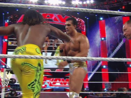 Alberto Del Rio and Kofi Kingston in WWE Raw (1993)