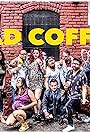 Valerie Vibar, Kristina Cerce, Eric Stinson, Matt Freeman, Joshua David Bishop, Donny Rodriguez, Serena Burns, Roxanne Behrens, Maggie Corbett, Julio Nieves, and Amber Kellehan in Bad Coffee (2019)