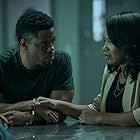 Jon Michael Hill and Chanté Adams in A Man in Full (2024)