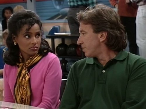 Tim Allen and Bever-Leigh Banfield in Home Improvement (1991)