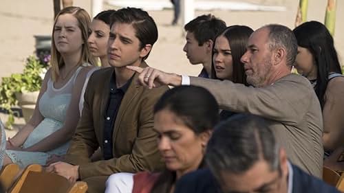 Danny Nucci, Alexandra Barreto, Jamie McShane, Maia Mitchell, and David Lambert in The Fosters (2013)