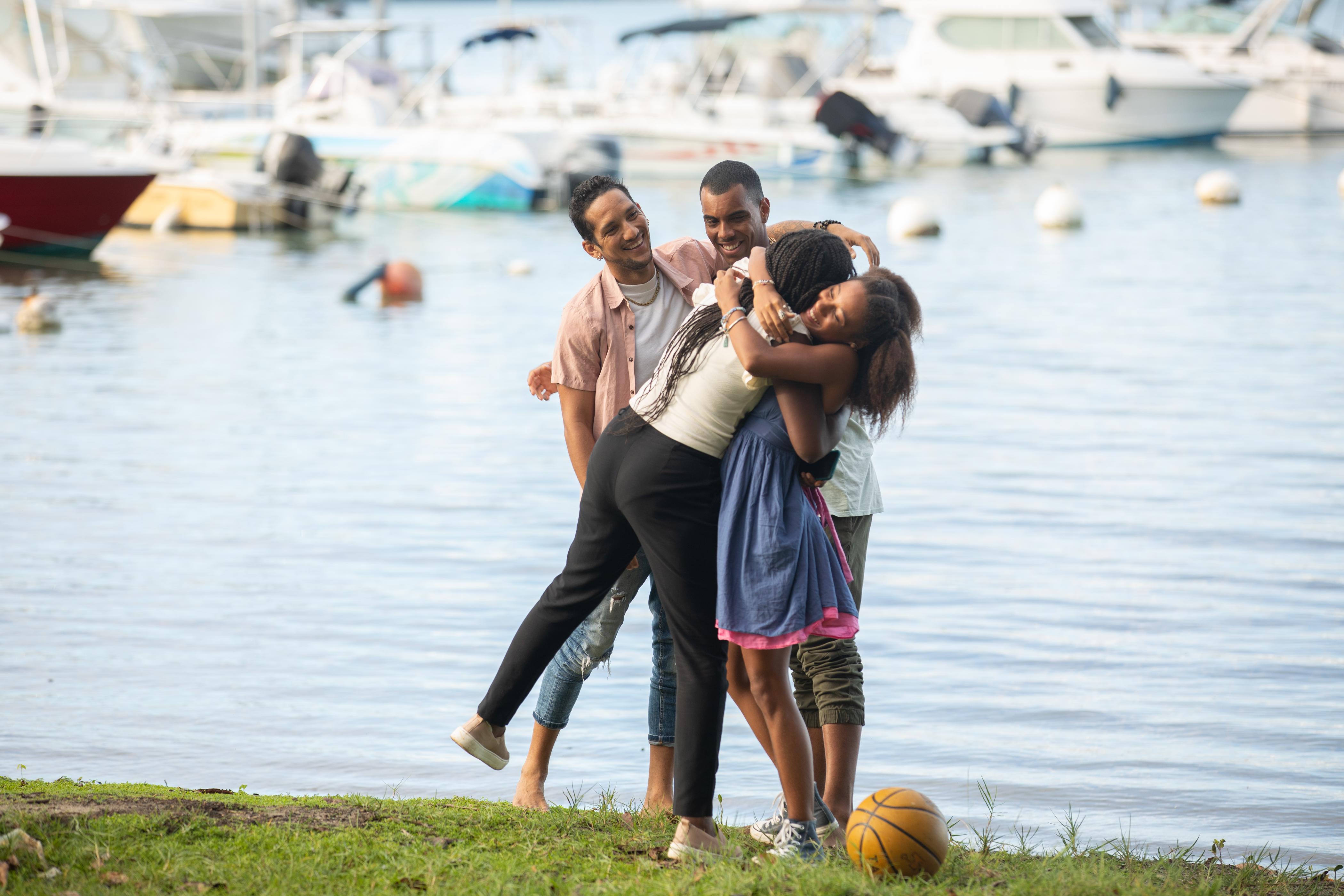 Youri Lauriette, Axelle Laurent, Angelyna Danabe Mignot, and Mathieu Bazile in Zetwal Caraïbes (2024)